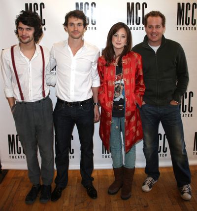 Ben Wishaw, Hugh Dancy, Andrea Riseborough, and Adam James Photo
