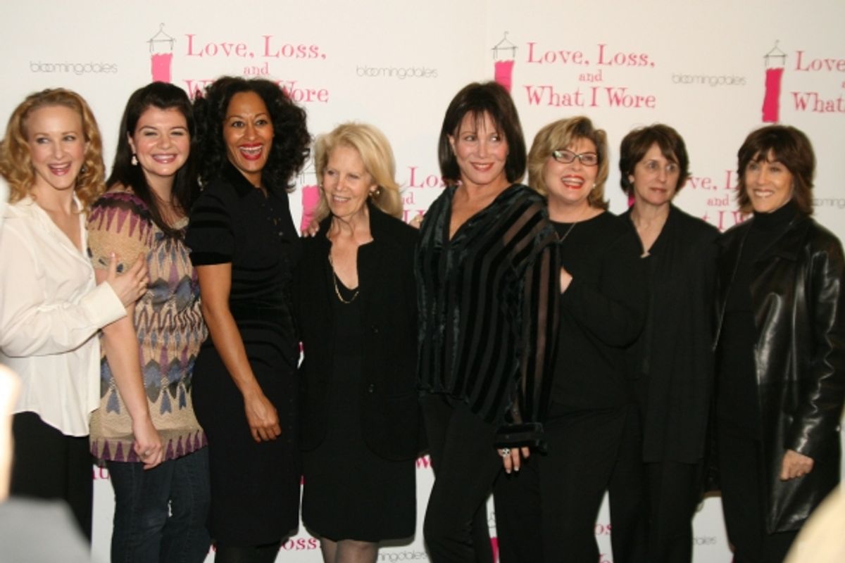 Cast of 'Love, Loss, and What I Wore' with Daryl Roth & Delia Ephron  at 