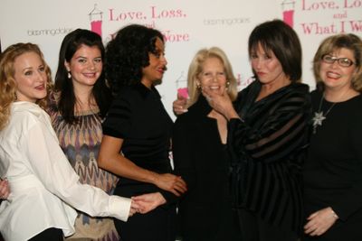 Cast of "Love, Loss, and What I Wore" with Daryl Roth 
 Photo