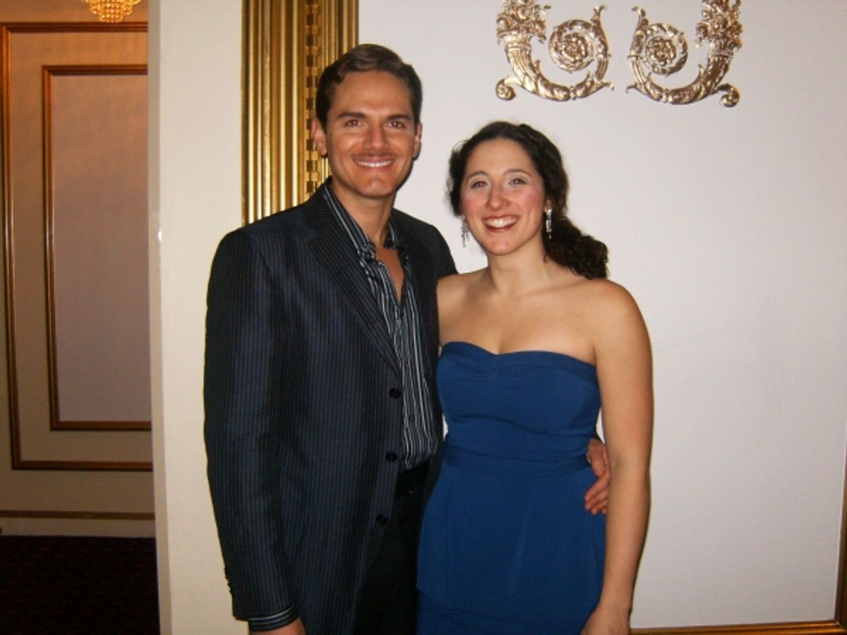 Paul Anthony Stewart and Sara Sheperd at 