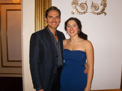 Paul Anthony Stewart and Sara Sheperd Photo
