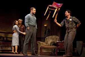 Scarlett Johansson, Santino Fontana, Liev Schreiber and Corey Stoll @ BroadwayWorld Scarlett Johansson, Santino Fontana, Liev Schreiber and Corey Stoll Photo