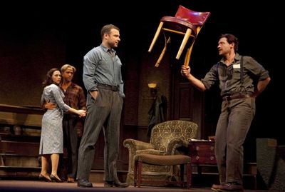 Scarlett Johansson, Santino Fontana, Liev Schreiber and Corey Stoll Photo