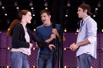 Jennifer Damiano, Kyle Dean Massey and Adam Chanler Berat
 Photo