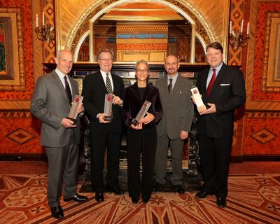 onathan Tisch, George Fertitta, Liz Newmark, Anthony Napoli, and Conrad Wangeman 
 Photo