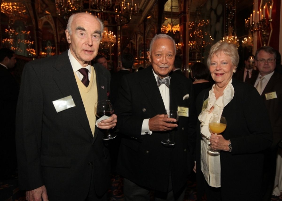 Donald Briggs, Mayor David Dinkins, and June Briggs at The 8th Annual June Briggs Awards