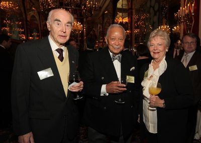 Donald Briggs, Mayor David Dinkins, and June Briggs
 Photo