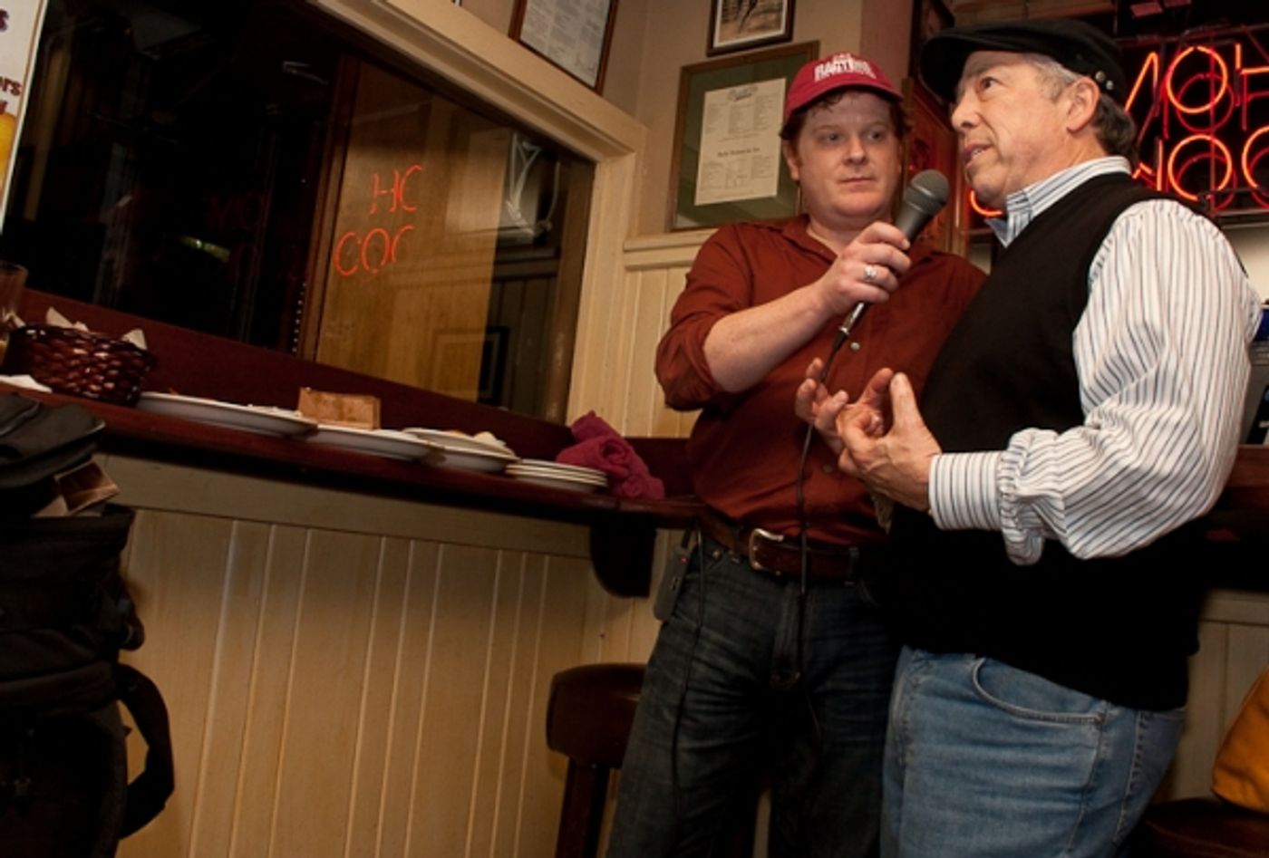 Photo Coverage: MEMPHIS & RAGTIME Casts Enjoy Happy Hour at Virgils  Image