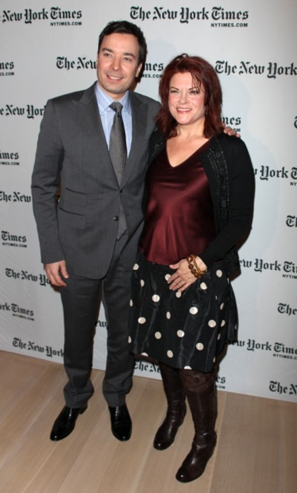 Jimmy Fallon & Rosanne Cash Photo