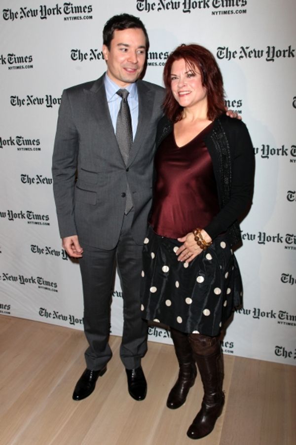 Jimmy Fallon & Rosanne Cash Photo