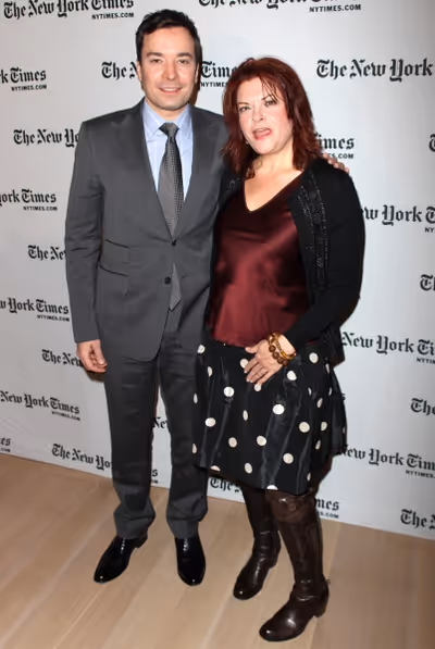 Jimmy Fallon & Rosanne Cash Photo