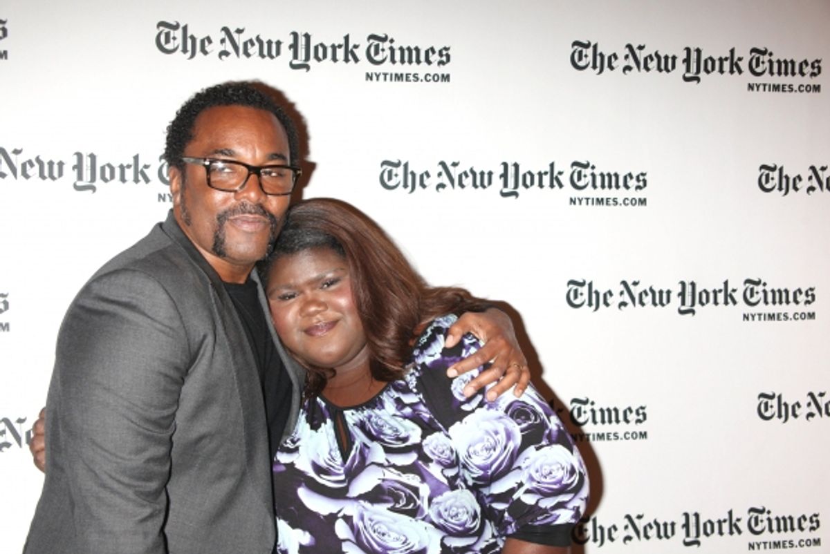 Lee Daniels (Director) & Gabourey Sidibe
 at 
