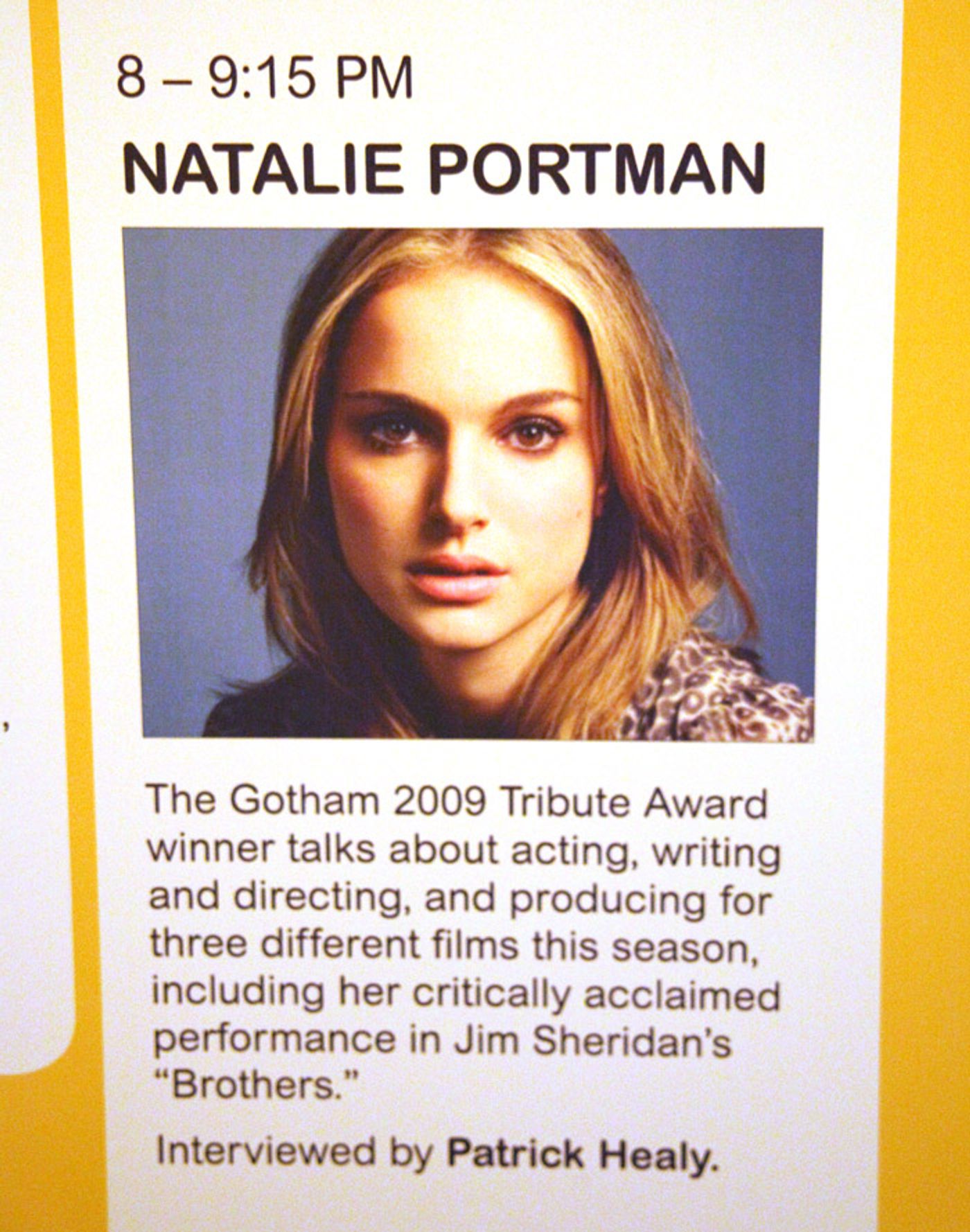 Photo Coverage: Alan Cumming & Natalie Portman at The NY Times Arts & Leisure Weekend Photo Coverage: Alan Cumming & Natalie Portman at The NY Times Arts & Leisure Weekend Image
