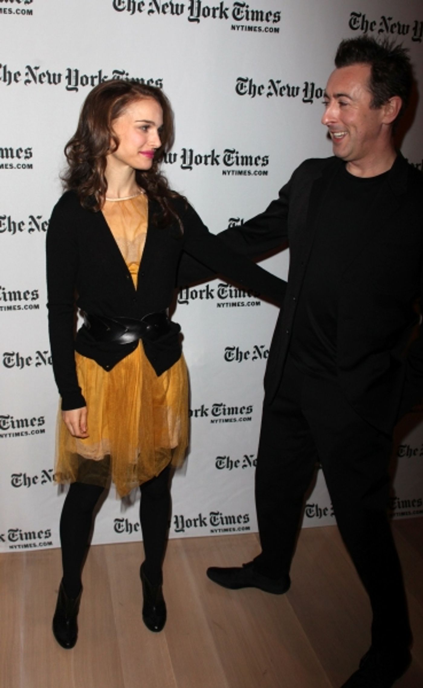 Photo Coverage: Alan Cumming & Natalie Portman at The NY Times Arts & Leisure Weekend Photo Coverage: Alan Cumming & Natalie Portman at The NY Times Arts & Leisure Weekend Image