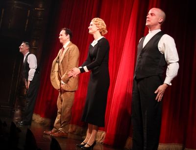 Arnie Burton, Sean Mahon, Jill Paice, and Jeffrey Kuhn Photo