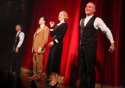 Arnie Burton, Sean Mahon, Jill Paice, and Jeffrey Kuhn Photo