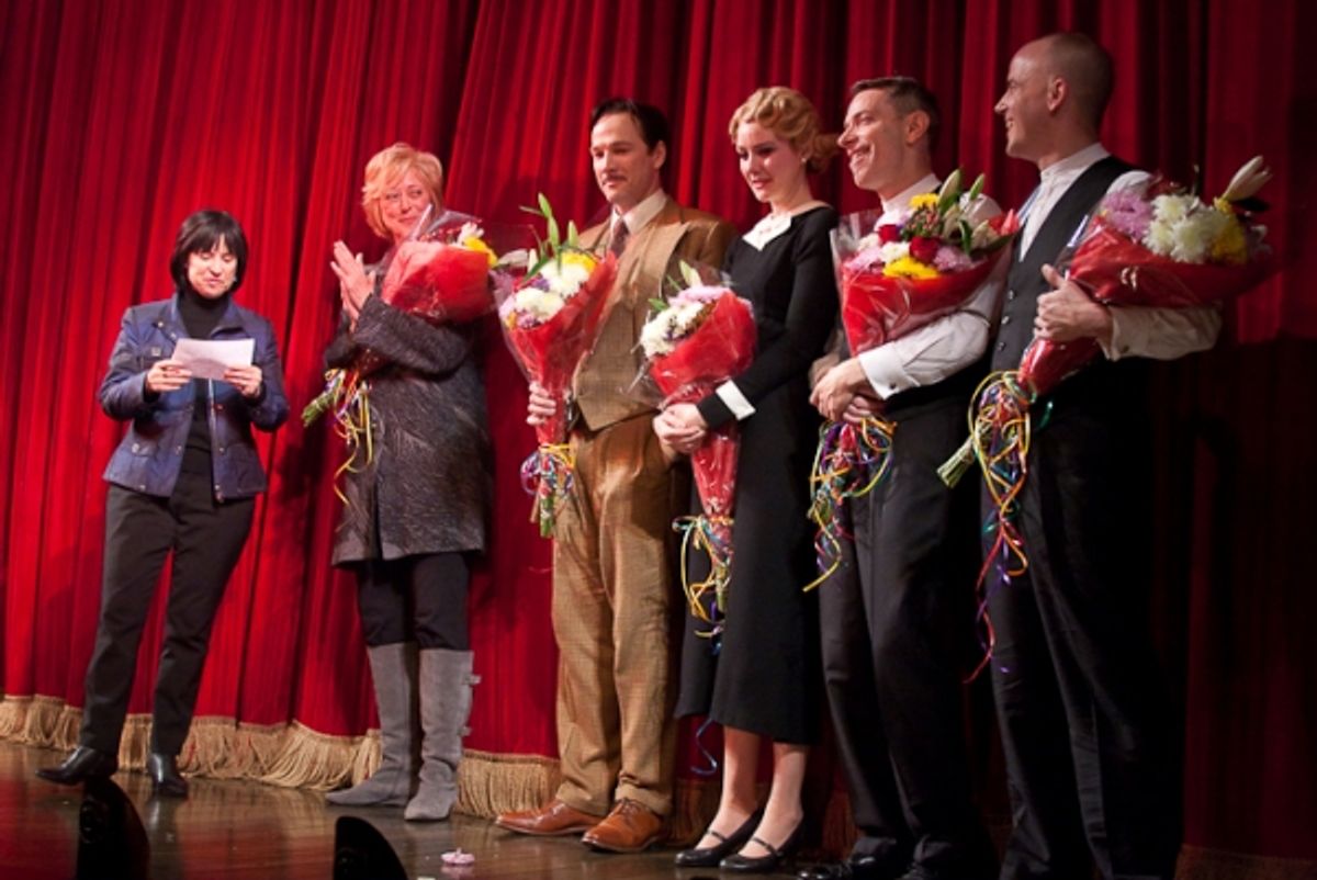 Harriet Newman Leve, Maria Aitken, Sean Mahon, Jill Paice, Arnie Burton, and Jeffrey Kuhn at 