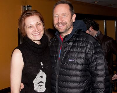 Former cast members Francesca Faridany and Sam Robards
 Photo