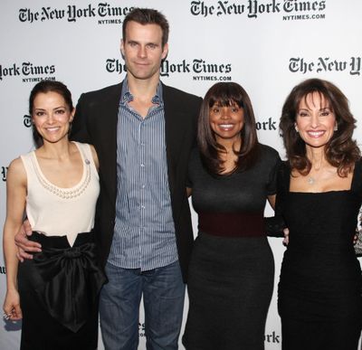 Rebecca Budig, Cameron Mathison, Debbi Morgan, Susan Lucci & Agnes Nixon
 Photo