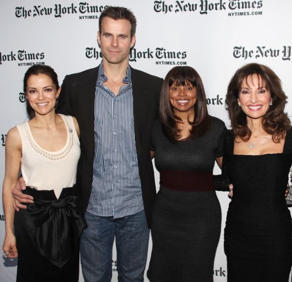 Rebecca Budig, Cameron Mathison, Debbi Morgan, Susan Lucci & Agnes Nixon
 Photo