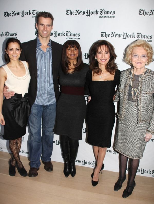 Rebecca Budig, Cameron Mathison, Debbi Morgan, Susan Lucci & Agnes Nixon
 Photo