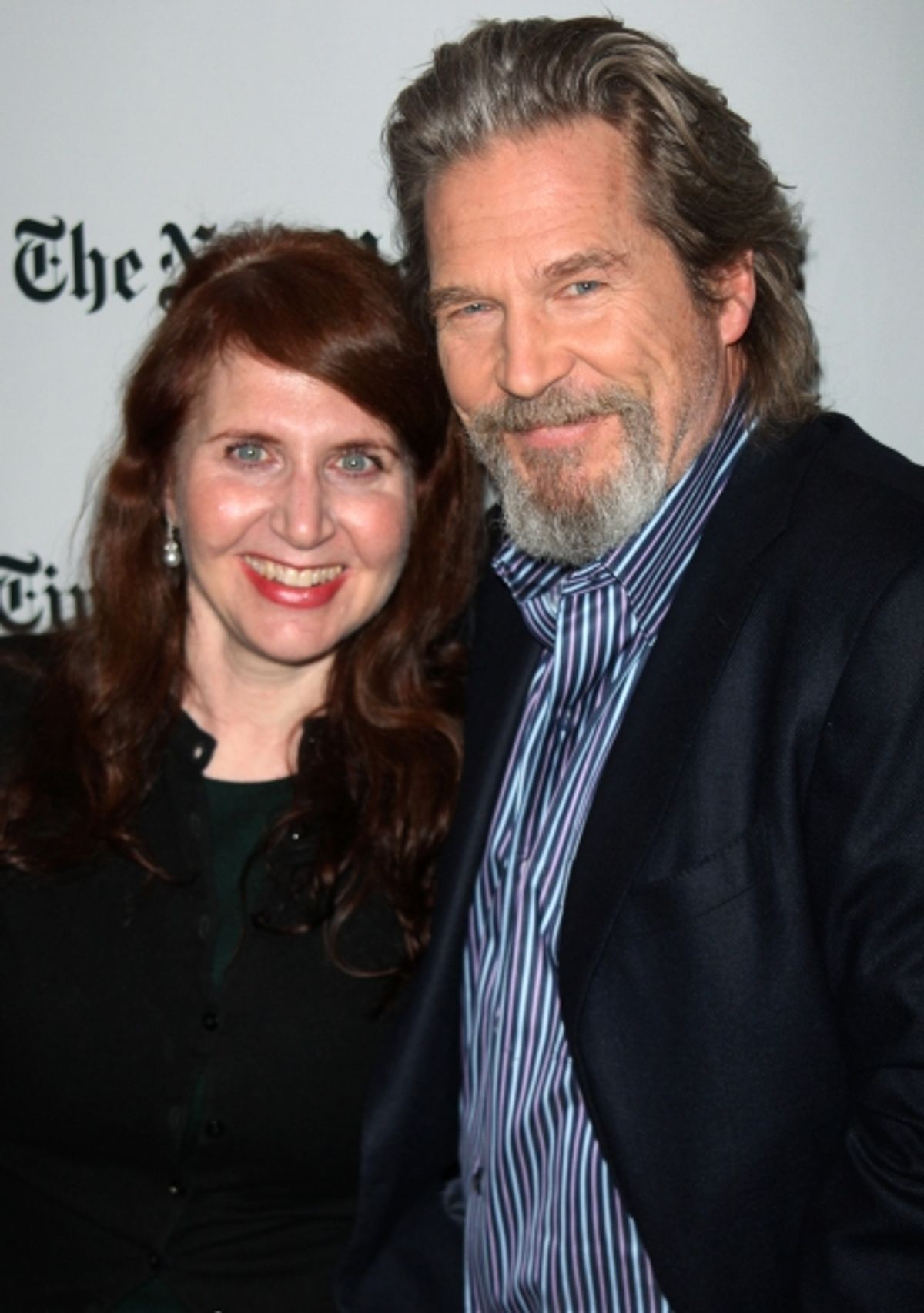 Jeff Bridges and Lynn Hieschberg (interviewer)
 at 