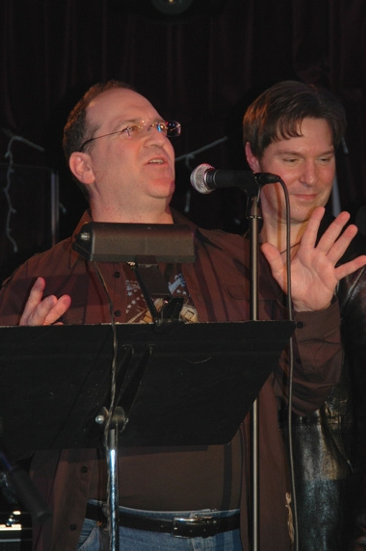 Neil Berg (Music/Lyrics) and Ron Bohmer at THE 12 Workshop at The China Club