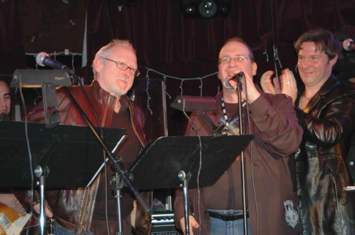 Robert Schenkkan (Book & Additional Lyrics), Neil Berg and Ron Bohmer at THE 12 Workshop at The China Club