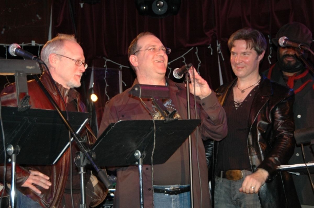 Robert Schenkkan, Neil Berg and Ron Bohmer at THE 12 Workshop at The China Club