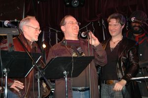 Robert Schenkkan, Neil Berg and Ron Bohmer Photo