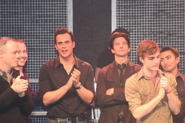 Marc Kessler, Tyler Maynard, Cheyenne Jackson, Andy Karl, Mitch Dean and Shaun Taylor Photo
