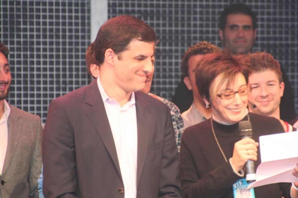 Ken Davenport, Robyn Goodman and Lee Markham at 