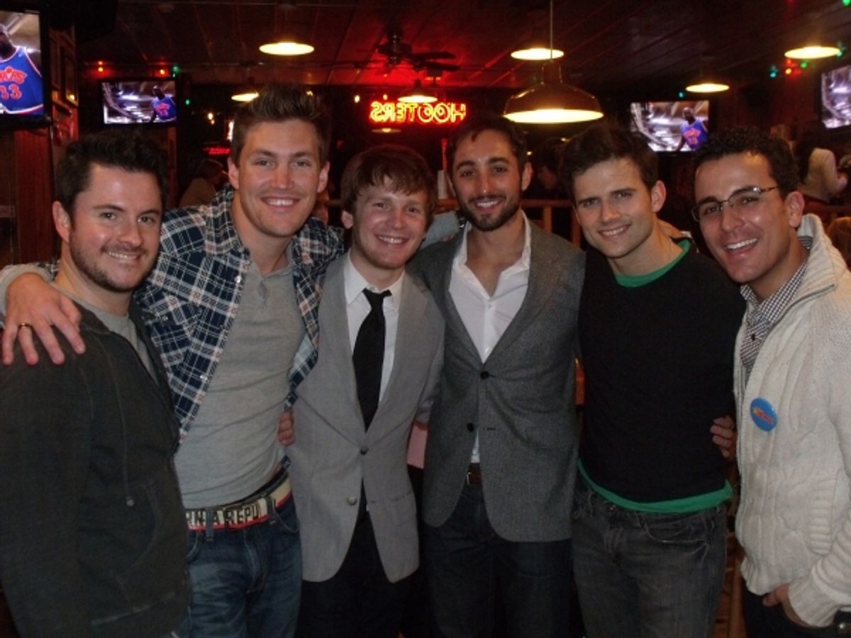 Jim Daly, Landon Beard, Corey Boardman, Eric Schneider, Kyle Dean Massey and Carlos Encinias at 