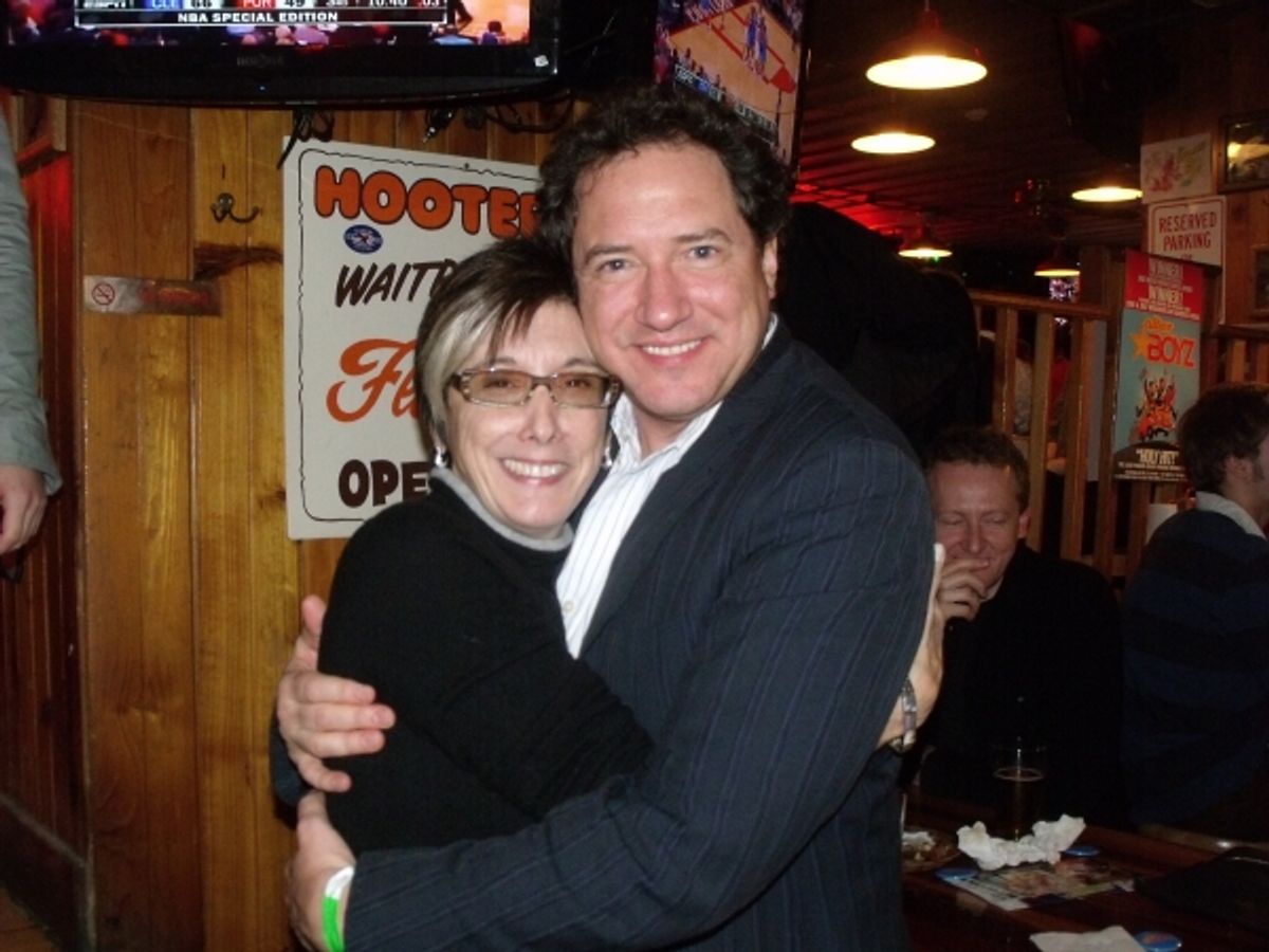 Robyn Goodman and Kevin McCollum at 