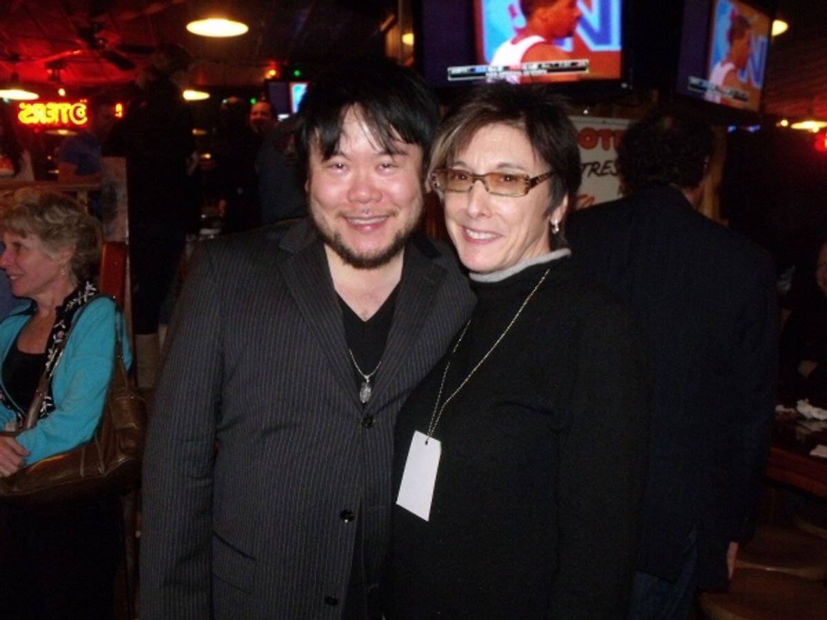 Director Stafford Arima and Producer Robyn Goodman at 