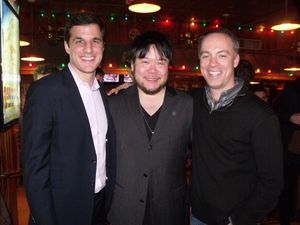 Co-Creator & Producer Ken Davenport, Stafford Arima and Marc Kessler (Co-Creator) 
 Photo