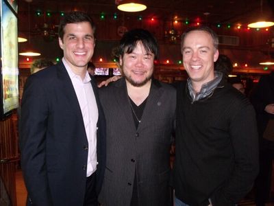 Co-Creator & Producer Ken Davenport, Stafford Arima and Marc Kessler (Co-Creator) 
 Photo