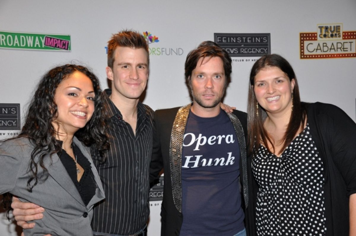 Karen Olivo, Gavin Creel, Rufus Wainwright, Jenny Kanelos at 