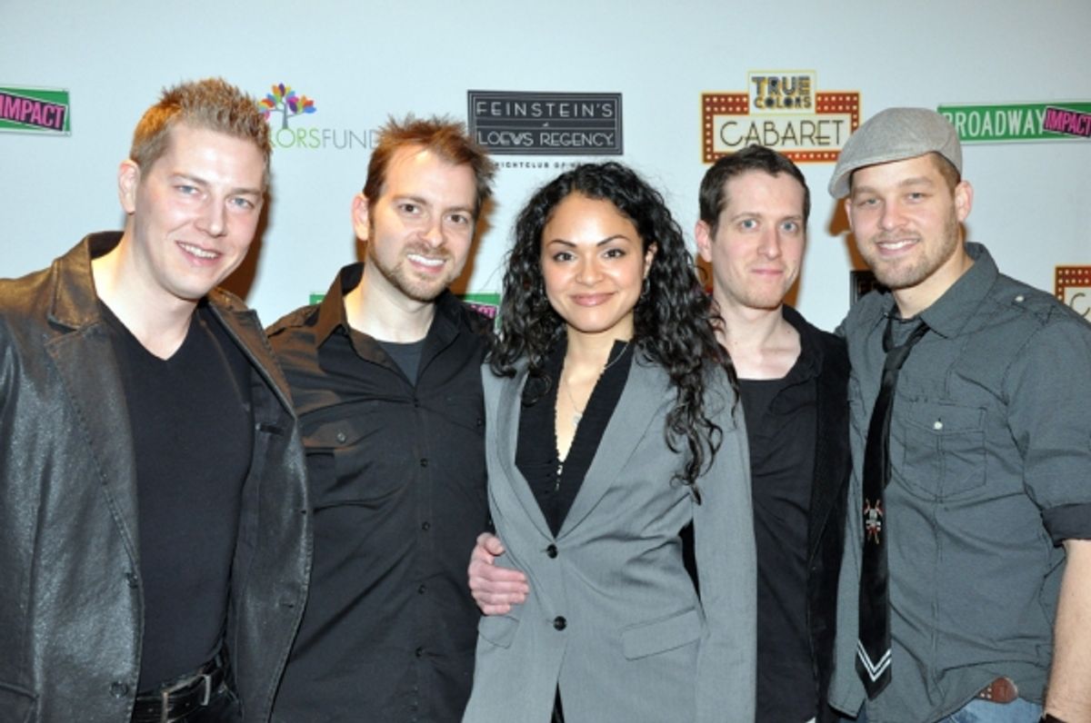Trevor Newmann, Michael Aarons, Karen Olivo, Matt Caplan, Ben Thompson at 