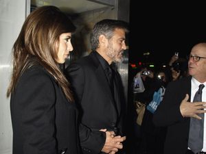 George Clooney and Elisabetta Canalis @ BroadwayWorld George Clooney and Elisabetta Canalis Photo