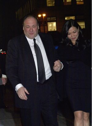 James Gandolfini and Deborah Lin Photo