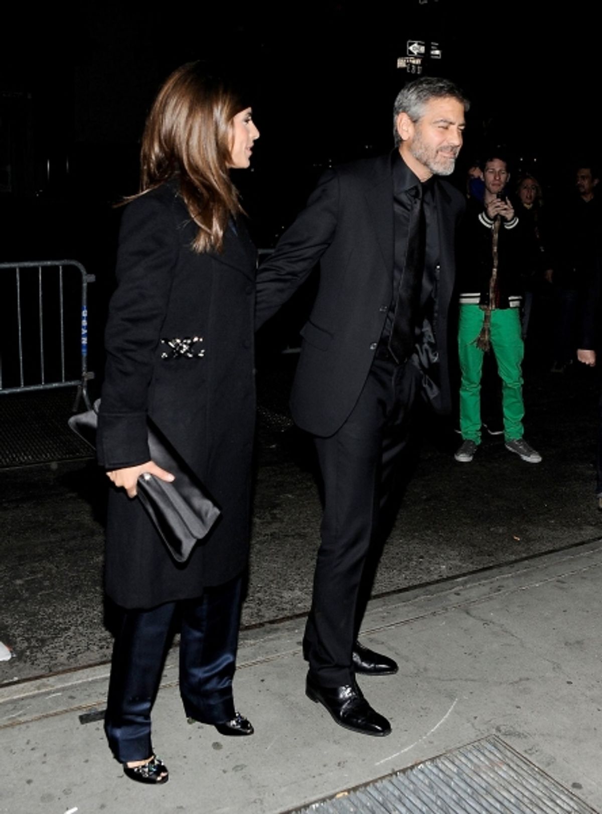 George Clooney and Elisabetta Canalis  at 