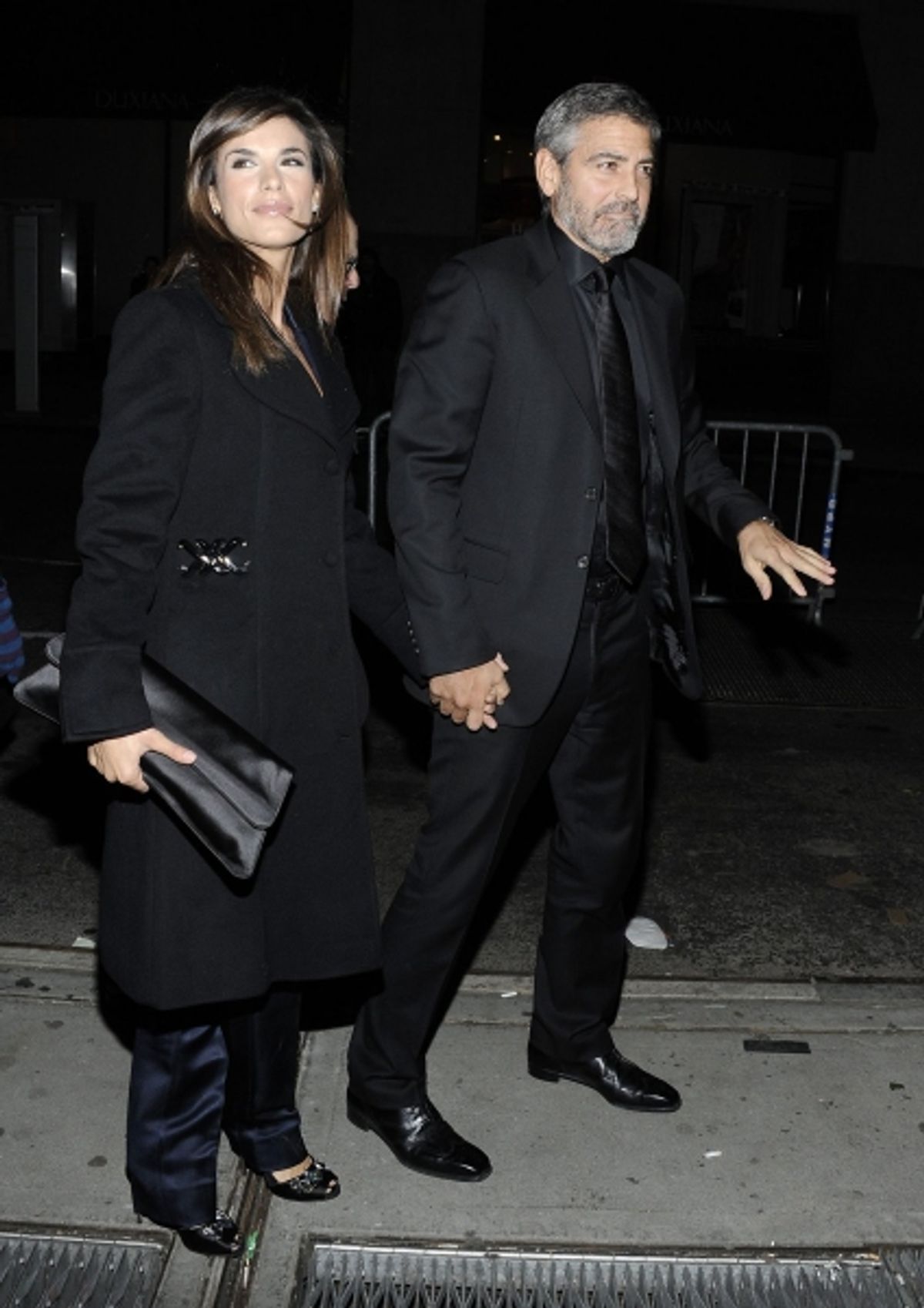 George Clooney and Elisabetta Canalis  at 