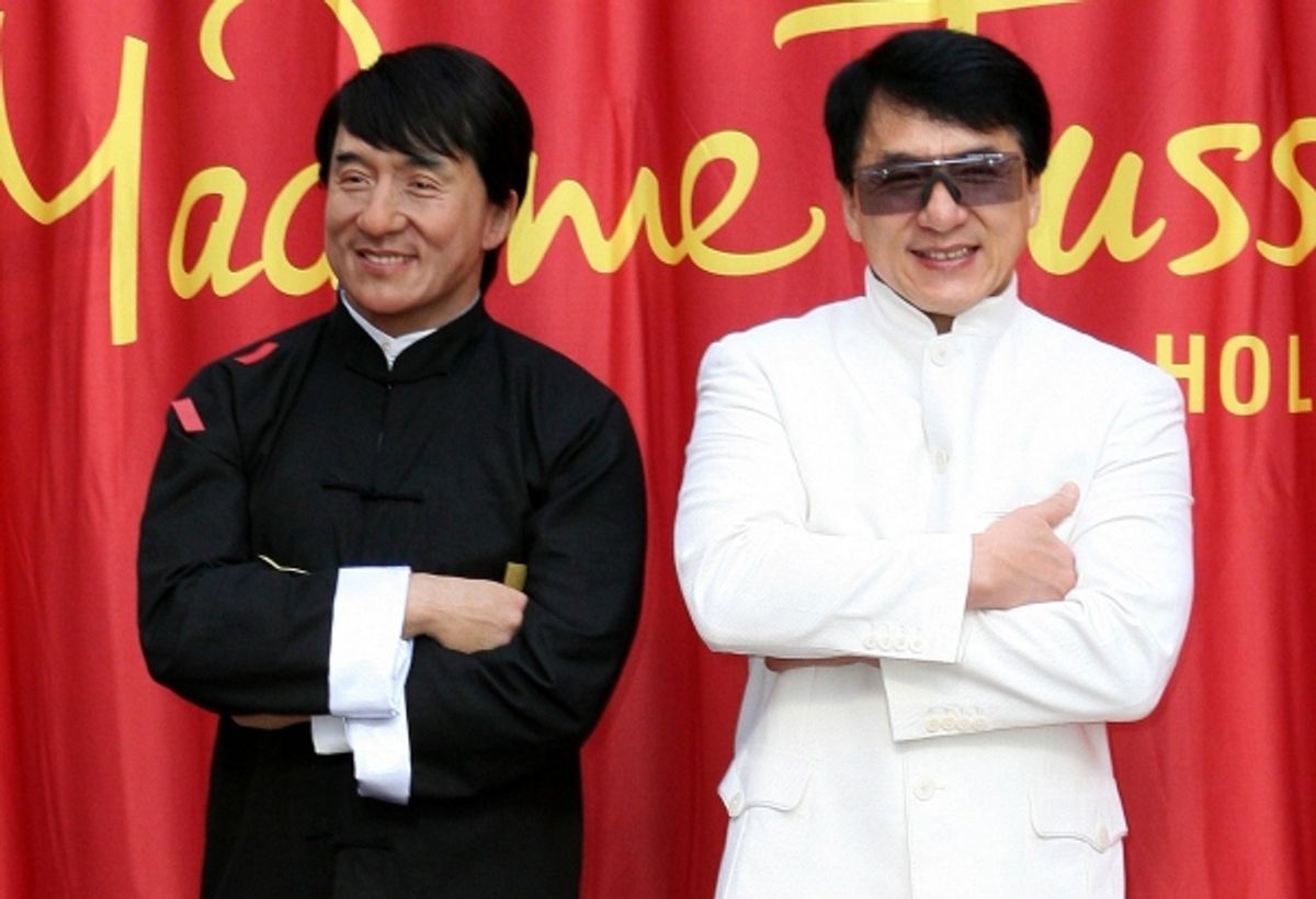 Jackie Chan at Jackie Chan Wax Unveiling at Madame Tussauds