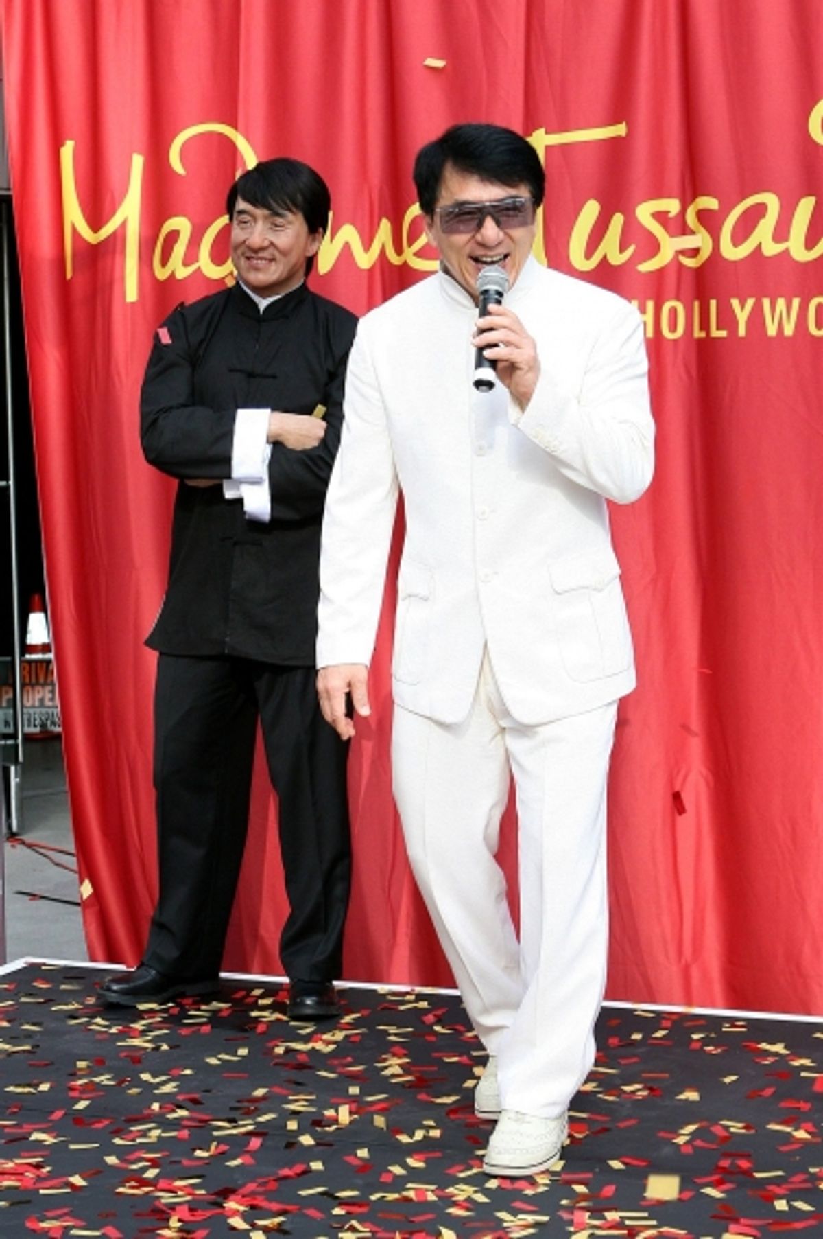 Jackie Chan at Jackie Chan Wax Unveiling at Madame Tussauds
