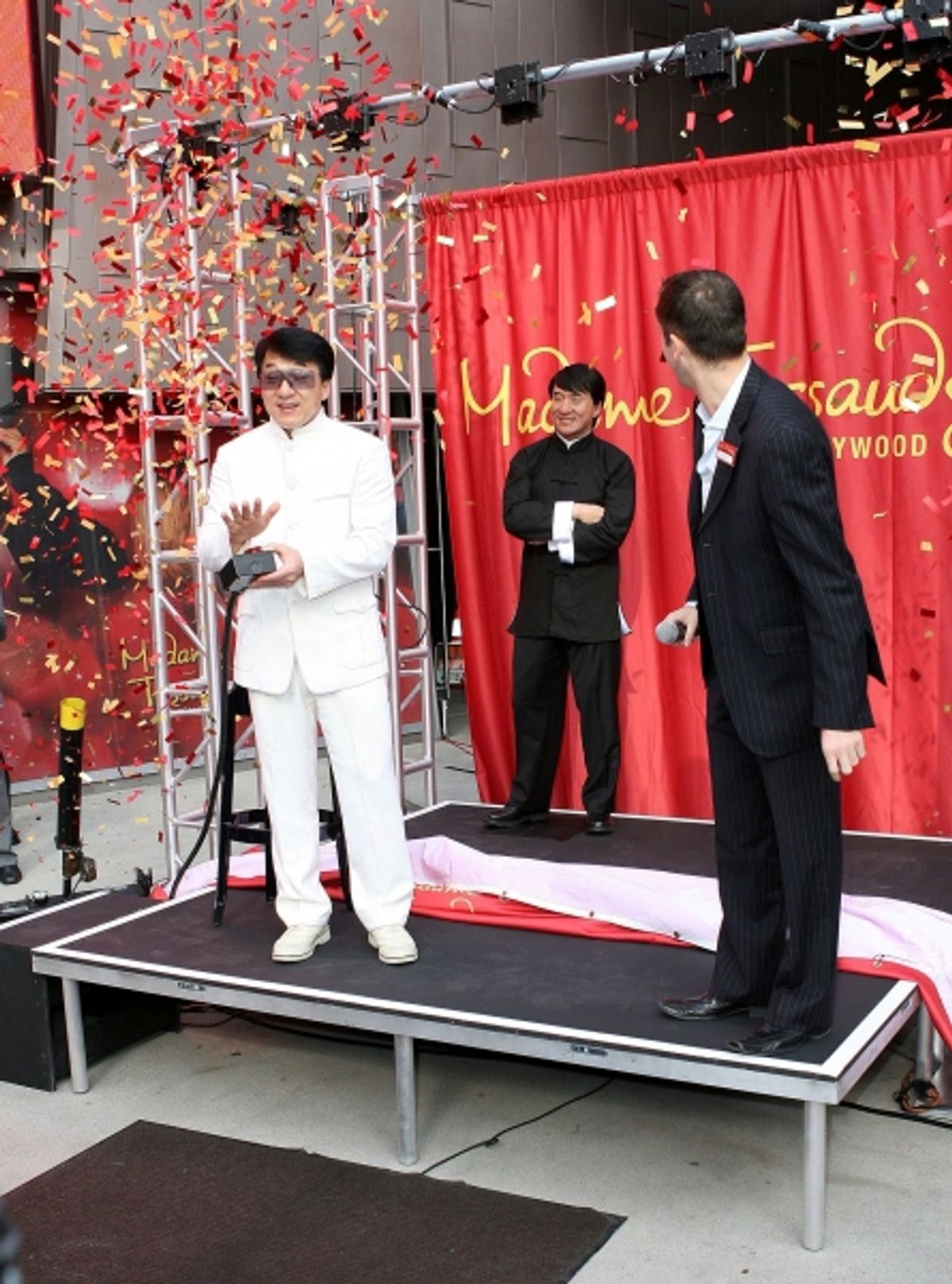 Jackie Chan at Jackie Chan Wax Unveiling at Madame Tussauds