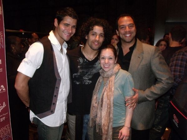 Waldemar Quinonis, Luis Salgado, Eduardo Vilaro and Alison Solomon Photo