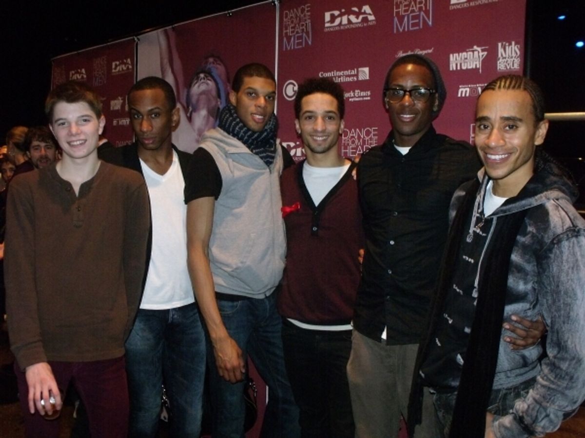 Doug Baum, Saleem Abdullahi, Tyrone Walker, Kyle Leland, Darius Barnes and Gabriel Croom at 