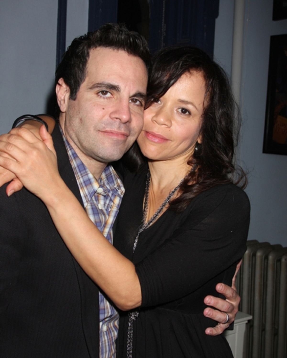 Mario Cantone and Rosie Perez at Celebrity Autobiography: In Their Own Words