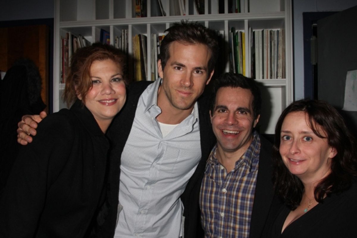 Kristen Johnston, Ryan Reynolds, Mario Cantone and Rachel Dratch at Celebrity Autobiography: In Their Own Words